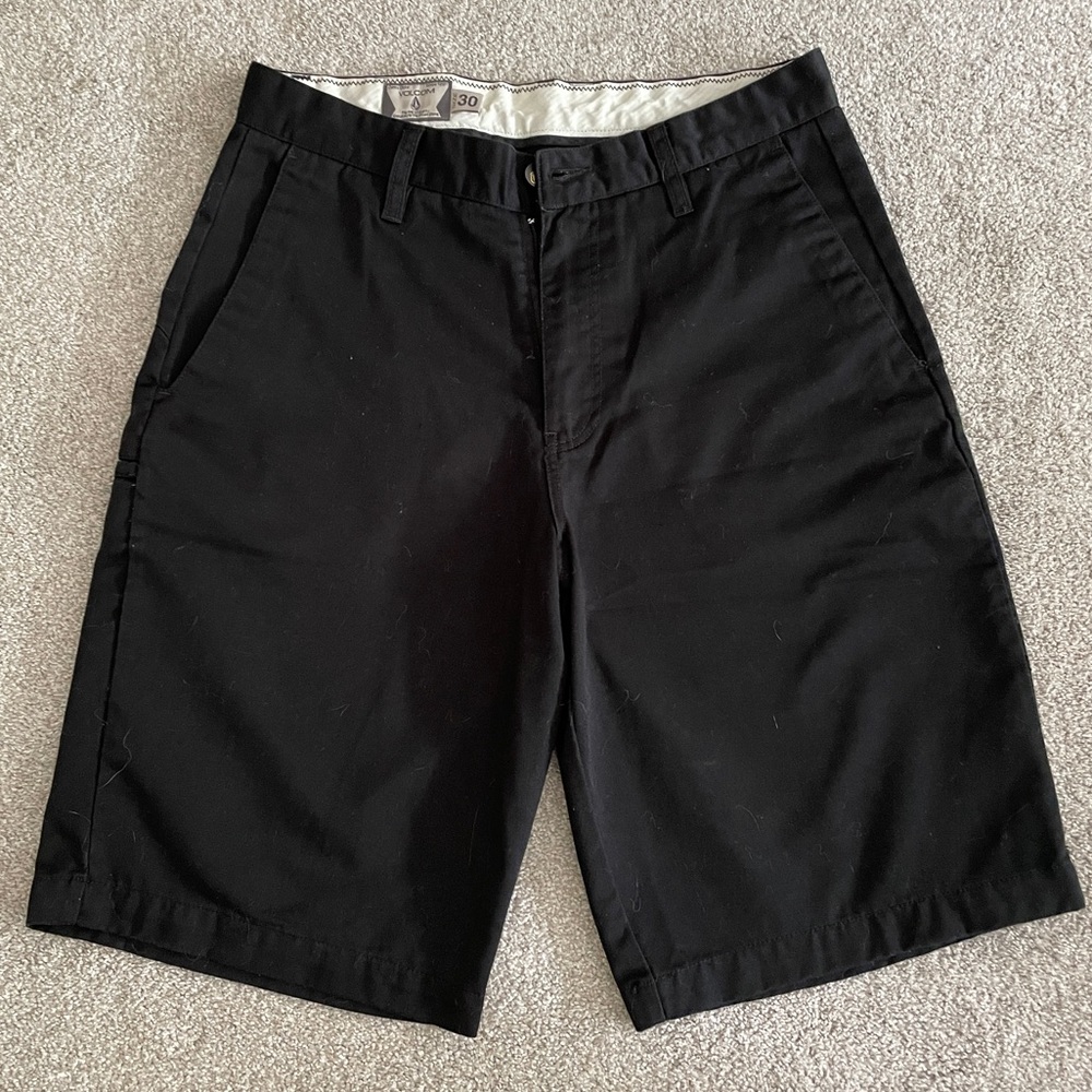 Mens Volcom Shorts - Black - Size 30